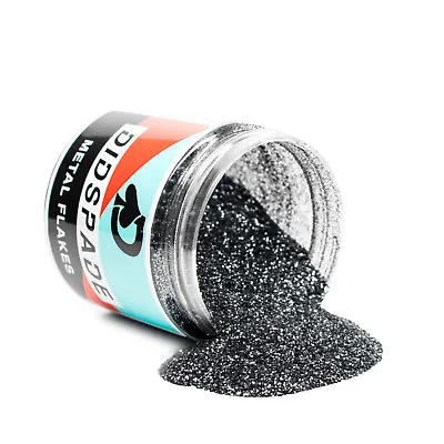 2oz Loaded Gun 0.008 Gunmetal Gray Micro Metal Flake - Solvent Resistant Glitter • $15.95