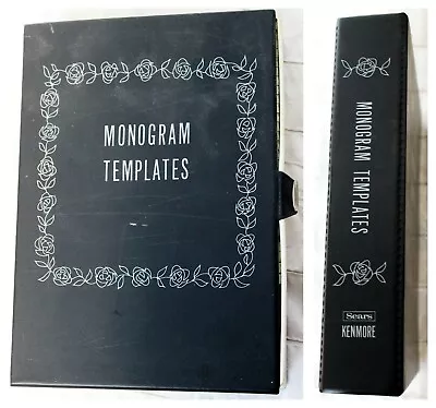 Vtg Sears Kenmore Monogram Templates Sewing Machine Attachment Accessories • $25.50