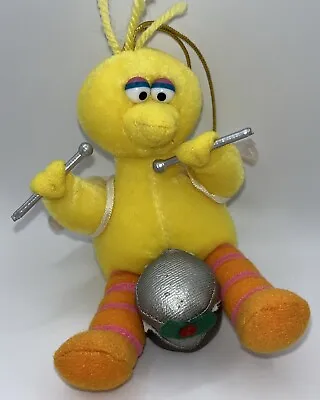 Vintage Y2K 2000 Muppets Plush Christmas Ornament Big Bird Drum Angel Jim Henson • $6.95