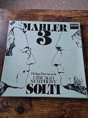 Mahler Symphony No 3 - Helga Dernesch - Solti - Box - 2LP - 1983 - Netherlands • £20.99