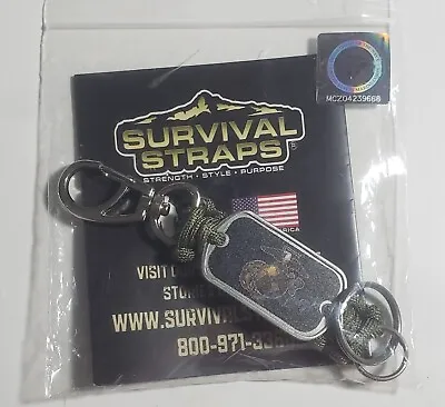 Usmc Survival Strap Keychain - United States Marine Corps • $7.50