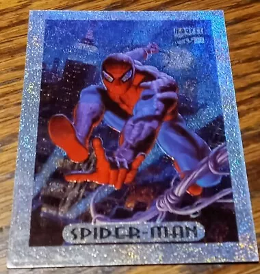1994 Fleer Marvel Masterpieces Spider-Man Silver Holofoil #8 Limited Edition WOW • $0.99