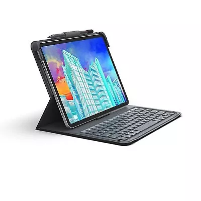 ZAGG Keyboard Messenger Folio 2 - Apple IPad 10.2/10.5 - Charcoal • $21.99