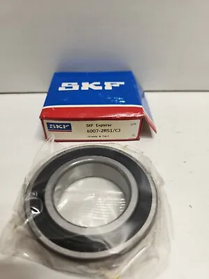 New Old Stock! Skf 35mm X 62mm Ball Bearing 6007-2rs1/c3 • $19.95