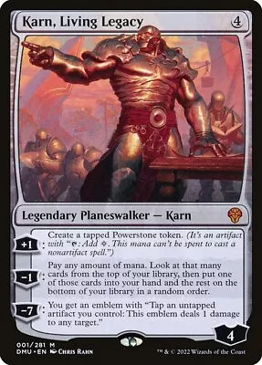 Karn Living Legacy - Foil DMU NM MTG • $1.41