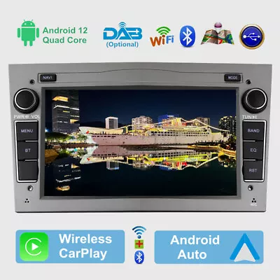 Android12 Head Unit Radio Stereo Sat Nav CarPlay For Vauxhall Astra Corsa Vectra • £136.79