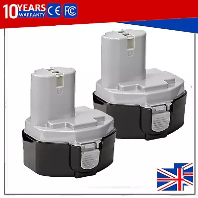 2Pack For MAKITA 14.4 Volt PA14 1435 1420 14.4V 4.8Ah Ni-MH 193985-8 4333D 8433D • £25.49