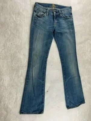 7 For All Mankind Womens Jeans Size 24 Medium Wash Bootcut • $17.99