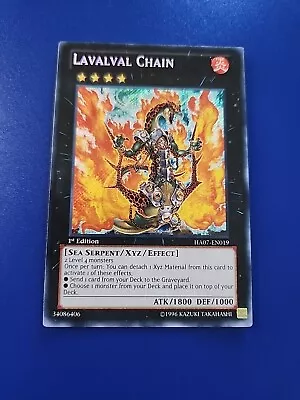 Lavalval Chain HA07-EN019 1st ED Secret Rare NM/LP • $9.44