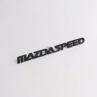 Black MAZDASPEED Fender Rear Trunk Emblem Badge For CX-5 MX-5 MS3 MS6 Stickers • $9.40