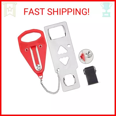 Portable Door Lock For Travel Door Lock Self-Defense Security Device For Home • $7.62