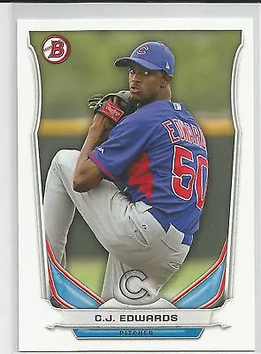 C.J. Edwards Chicago Cubs 2014 Bowman Draft Top Prospect • $1.25