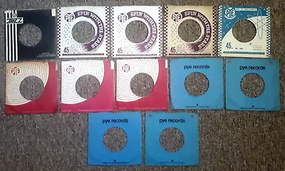 Pye Original 7  Record Sleeves (12) All Sixties • £3.20
