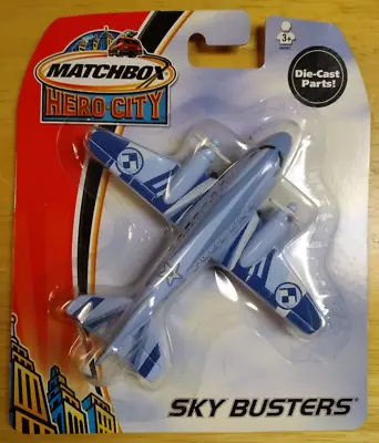 Vintage 2003 Matchbox Sky Busters Airliner Hero-City Turbo Shuttle • $15.95