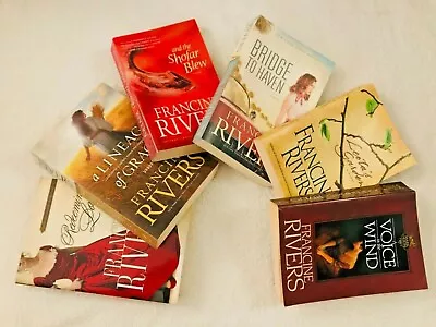 Lot 6 Francine Rivers Trade Size PB Book Redeeming Love/A Voice In The Wind... • $89.95