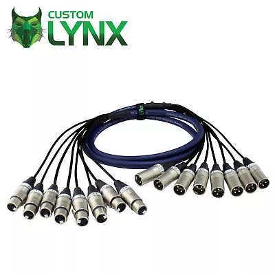 £34.14 • Buy Van Damme Neutrik XLR Loom. 2 4 8 Channel/Way Snake Multicore Cable. Female-Male