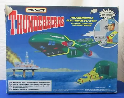 Matchbox  Thunderbirds  Thunderbird-2 Electronic Playset Vintage 1993 New • $24.95