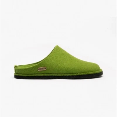 Haflinger SOFT Ladies Wool Slippers Green • £44.65