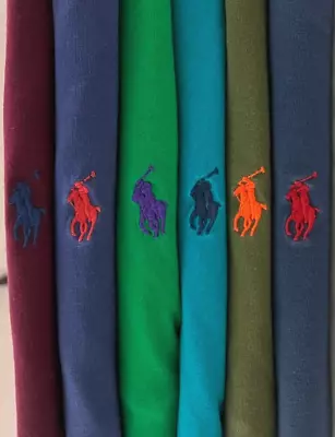 Lot Of 6 Polo Ralph Lauren Sz. Large Short Sleeve Tee Shirts! • $67