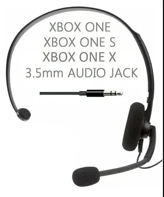 XBOX ONE HEADSET + MIC Gaming Headphones + 3.5mm AUX PS5 PS4 360 ONE Series X/S • £299.99