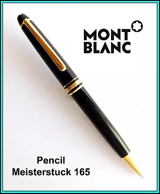 MONTBLANC Meisterstuck Classique 165 Pencil 0.5mm Black - Twist Click Mechanism • $149