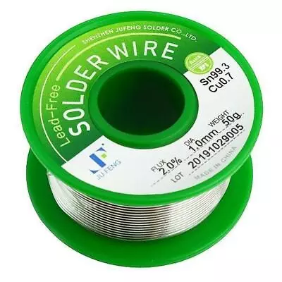 1.2mm 18SWG Lead Free Solder Wire 50g • £8.19