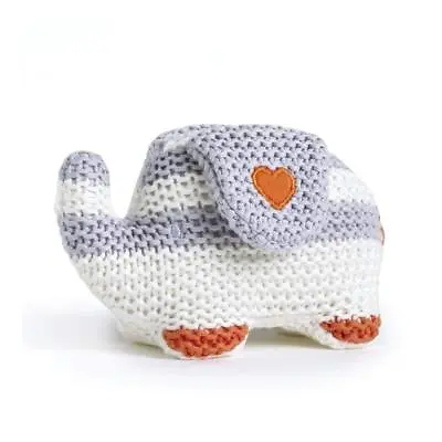 Natures Purest ‘My First Friend’ Knitted Elephant Organic Soft Toy (0146)  • £4.99