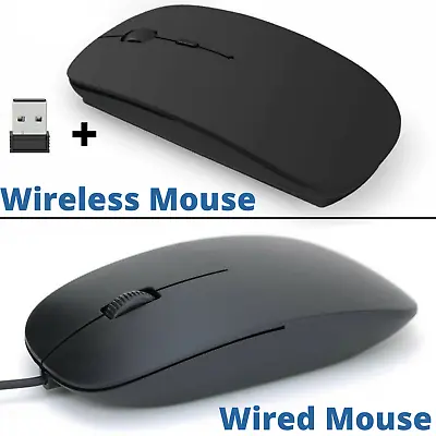 £2.75 • Buy Wired USB Optical Scroll Mice Wireless Mouse Gaming Led For PC Laptop Computer
