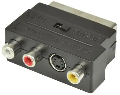 £5.69 • Buy Switchable Scart To RCA & S-Video Adaptor 122.410UK