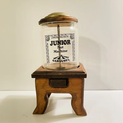 $8 • Buy Vintage Junior Nut/Candy Dispenser Nit Dispenser Carousel! Missing Knob