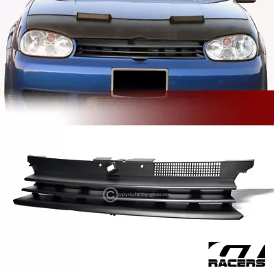 *Matte Black* For 1999-2006 Vw Golf Gti Mk4 Horizontal Front Bumper Grill Grille • $38