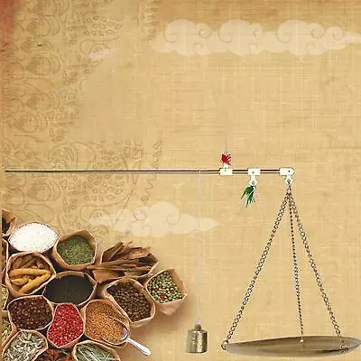 Chinese Medicine Scale Decoration Handheld Brass Weight Scale Chinese Gram Scale • $21.53