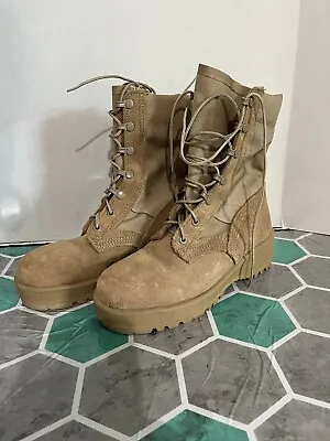 Army Hot Weather Combat Boots Brown Vibram 789 SPM1C1-13-D-1018 Men's Size 3.5 W • $25