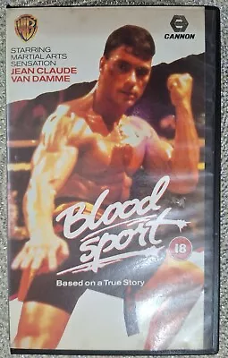 Bloodsport VHS Warner Bros Rare Blue Ex Rental Cassette Pre/Post Cert JCVD  • £12