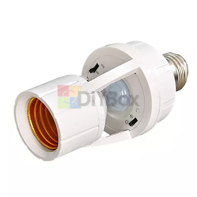 1-10X PIR Human Induction Motion Sensor LED Lamp Socket Base E27 Lamp Holder US • $10.12