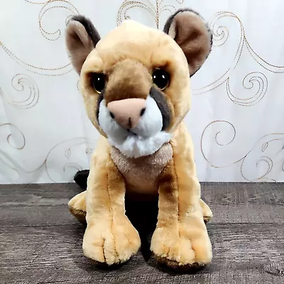 Wild Republic Mountain Lion Cougar Brown Plush Stuffed Animal 12  Super Soft • $8.41