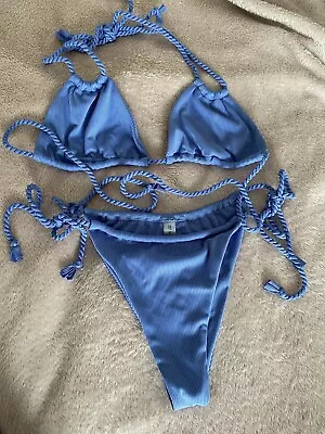 Zaful Bikini Size 10 / M Light Blue  • £4.50