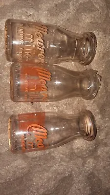 Vintage Bethlehem PA Milk Bottle Mowrer's Dairy Half Pints War Bonds  • $66