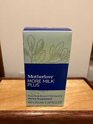 Motherlove More Milk Plus (60 Liquid Caps)  Lactation Supplement EXP 2/24 • $8.95