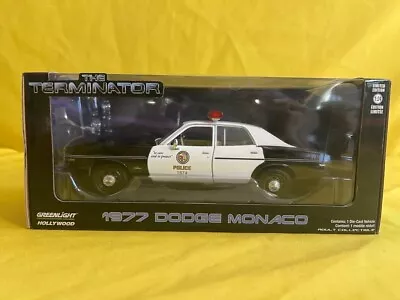 1977 Dodge Monaco The Terminator Series Greenlight Limited Ed New Sealed 1/24-k3 • $39.90