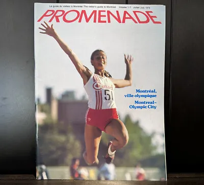 1976 Promenade Montreal Olympics Visitor Guide Program Olympic City Canada • $26.55