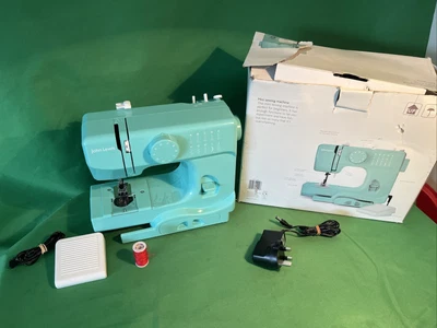 £49.99 • Buy JL Mini Sewing Machine & Foot Pedal - Boxed Peppermint Vgc B9