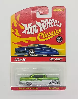 Hot Wheels ~ 1955 Chevy ~ 2006 Classics Series 2 #30 Of 30 Specrtraflame Green • $7.99