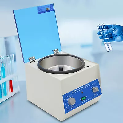 100W Lab Centrifuge Hematocrit Microhematocrit High-Speed Centrifuge Machine  • $281