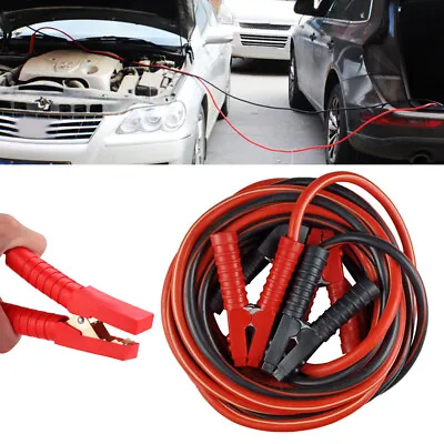 3000AMP Booster Cables 2 Gauge Jumper Leads 20FT Heavy Duty Van Clamps Start PVC • $38.90