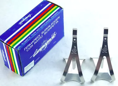 Campagnolo Super Record Toe Clips ALLOY Superleggeri Medium NOS • $81