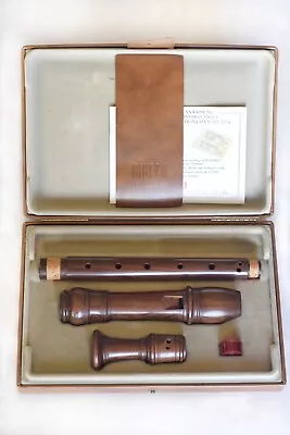 MOECK Rottenburgh F Alto Recorder #439 Rosewood With Case In Excellent Condition • $499