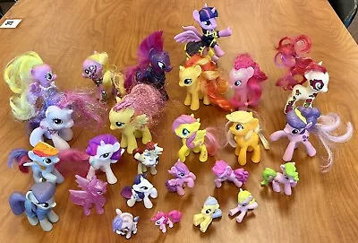 My Little Pony Lot Of 26 Figures; G4 Flower Wishes Roseluck Princess Cadance • $35