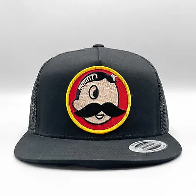 Natty Boh Beer Trucker Hat Retro Mr. Boh Baltimore Logo Patch On A Yupoong 6006 • $38