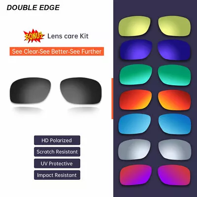 GDA Polarized Replacement Lenses For Oakley Double Edge 9380 Sunglasses • $19.57